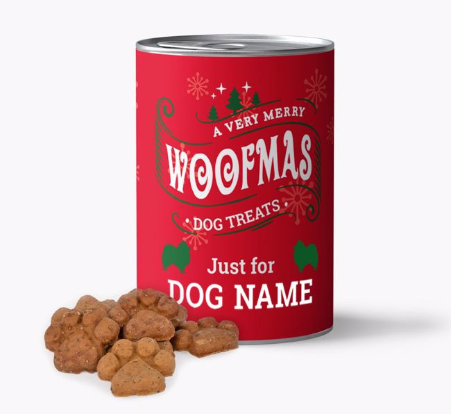 Hand Baked 'Merry Woofmas {dogsName}' Biscuits